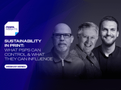 Sustainability in Print: What PSPS can control and what they can influence