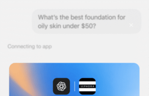 Sephora launches an ‘app’ within ChatGPT as the platform announces upgrades to its shopping experience