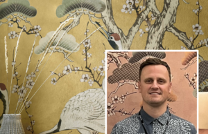 The Integration of Traditional and Digital printing techniques for Luxury Wallcoverings with Surface Print