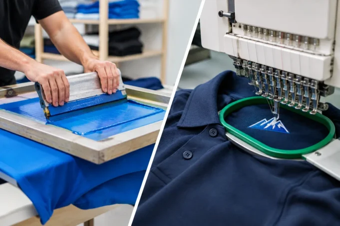 Screen Printing vs Embroidery for Uniforms Screen Printing vs Embroidery for Uniforms